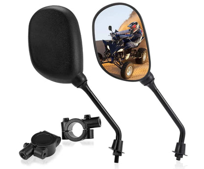Motorcycle rearview mirror 8mm M8 electric vehicle reversing mirro Scooter Electrical Motor E-Bike Back Side Convex mirrors