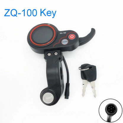 Electric Scooter Instrument Display 24V 36V 48V Dashboard Finger Throttle For Kugoo M4 SEALUP TF-100 NJ AOXIONG Jh-01 LCD Meter ZQ-100 Key