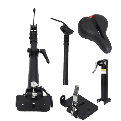 For KUGOO M4/M4 PRO/M5 Repair Accessories 10 Inch Electric Scooter Seat Post Saddle Clamp metal Base Lower Tube