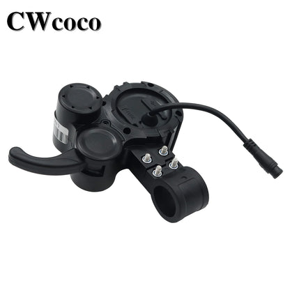 With Locking LCD Monitor Instrument Accelerator For 48V-60V Smart Brushless LIVIAE Controller Electric Scooter Accessory