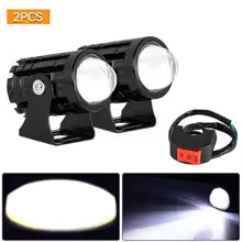 Universal Motorcycle LED Headlight Projector Lens
