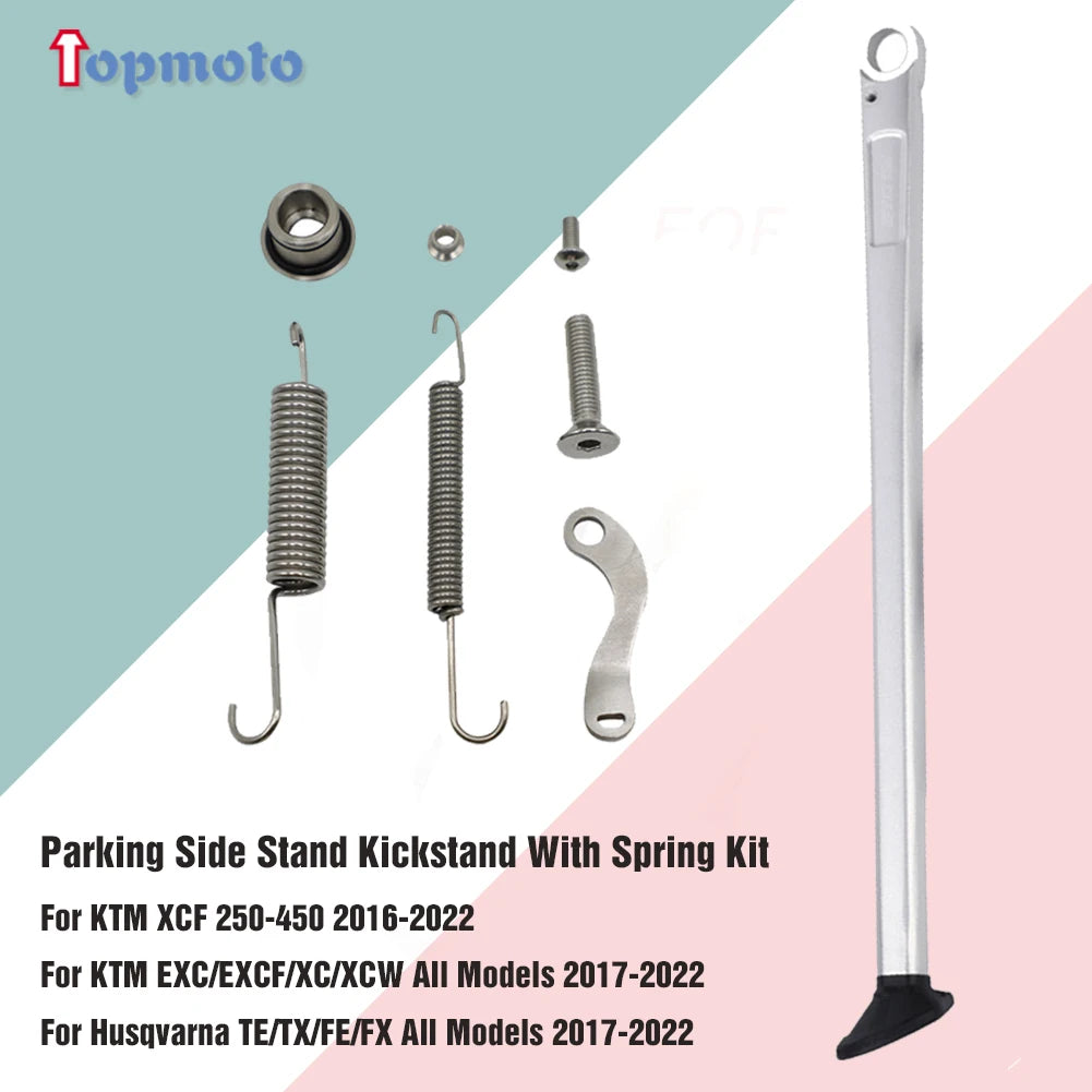 Motorcycle Parking Side Stand Kickstand For KTM 250 300 350 400 450 500 530 XC XCW XCF XCFW EXC EXC EXCF Six Days For Husqvarna