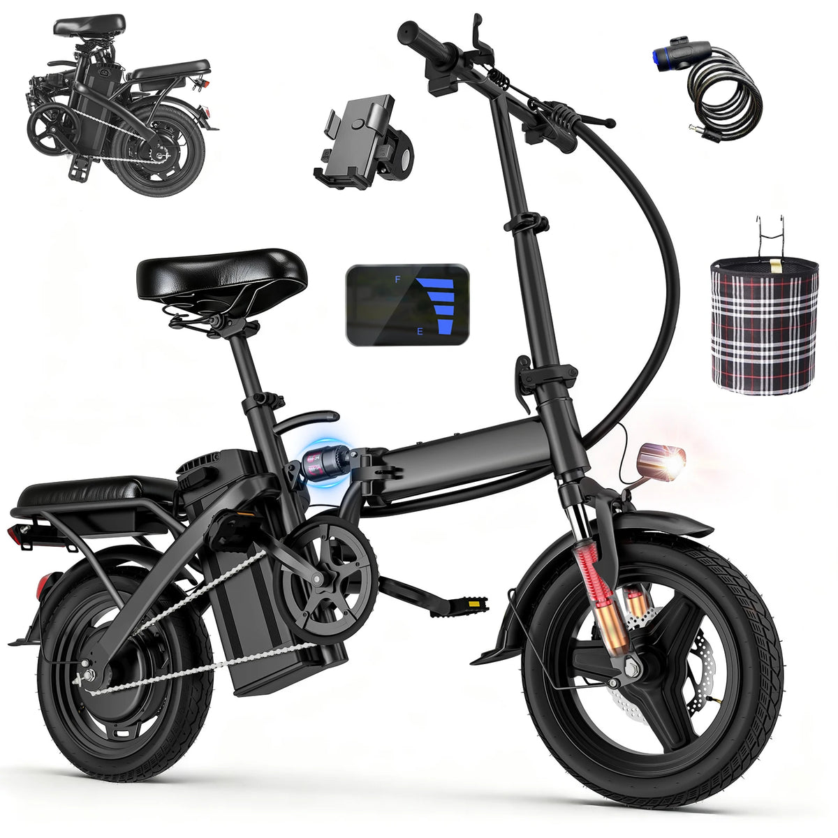 16MPH Folding Ebike