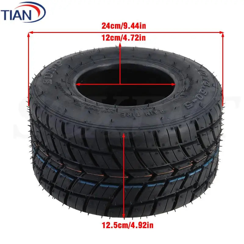 High cost performance 10x4.50-5 inch rain tires suitable for tubeless tire accessories