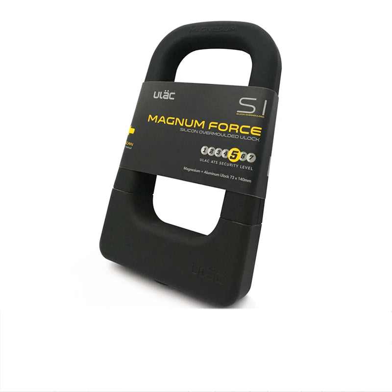 ULAC Silicone U-lock Mountain Bike Lock Universal Aluminum Alloy Lock Waterproof Anti-collision Lock MU3