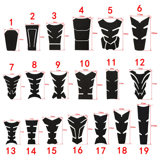 Universal Motorcycle Oil Gas Fuel Tank Protector Pad Cover Sticker