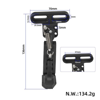 ULIP Scooters V2.0 Adjustable Kickstand Side Parking Bracket Support For Electric Scooters Side Vertical Mounting Foot Bracket