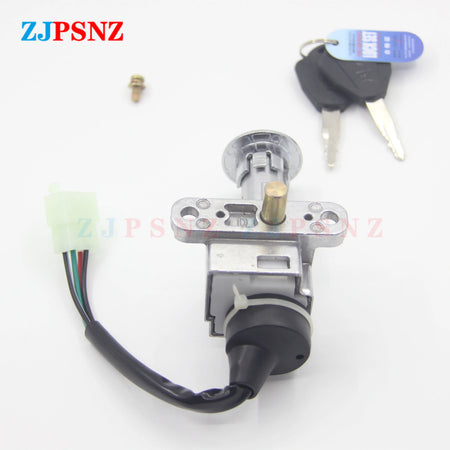 Secure key lock system for bikes and scooters