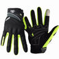 SUOMY Breathable Full Finger Racing Motorcycle Gloves Quality Stylishly Decorated Antiskid Wearable Gloves Size S-XXL Black Green