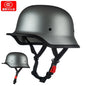 Motorcycle Helmet Male Summer Soldier Helmet Retro Cruise Half Helmet Electric Car Female Four Seasons style11 China