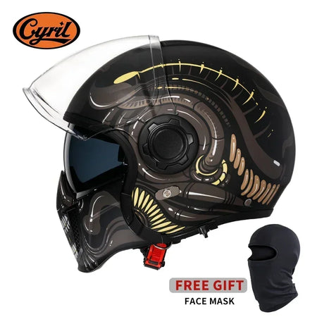 Modular Motorcycle Helmet Full Face Open Face Retro Helmets DOT ECE APPROVED