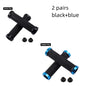 Bicycle Grips BMX Bike Handbar Grips Rubber Bilateral Lock Mountain MTB Bikes Handlebar Grips Non-slip Cycling Bike Accessories black blue