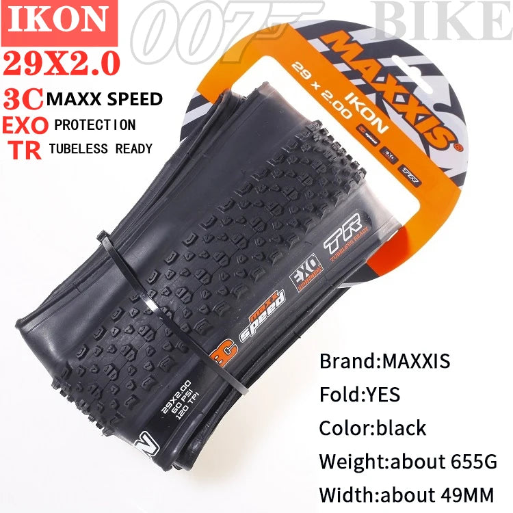 Maxxis IKON Mountain Bike Tires26/27.5/29X2.2 2.0 2.35 is a versatile XC tire designed to perform in a broad range of conditions 29X2.0 3CEXOTR Foldable China