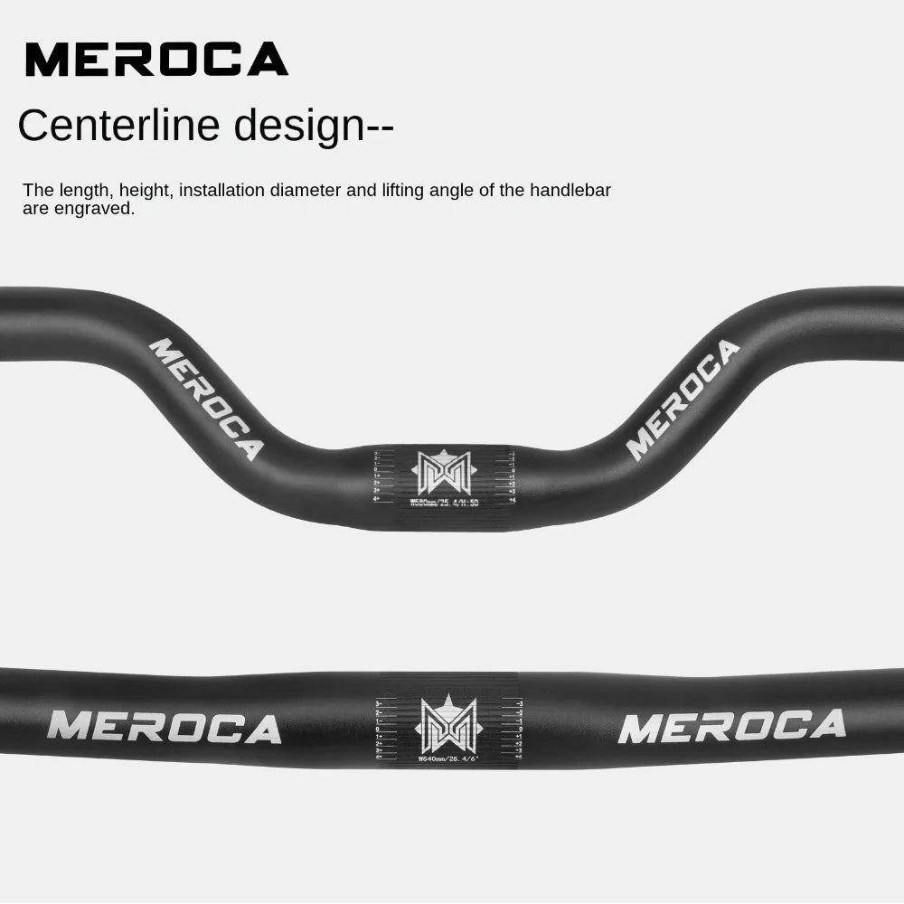Mountain Bike Handlebar Straight/Swallow Aluminum Alloy Bicycle Riser Handlebar 25.4X540/580mm Bicycle Parts Cycling Accessories