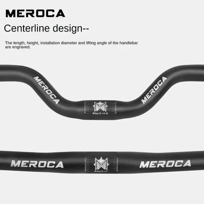 Mountain Bike Handlebar Straight/Swallow Aluminum Alloy Bicycle Riser Handlebar 25.4X540/580mm Bicycle Parts Cycling Accessories