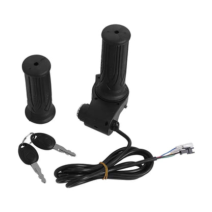 24/36/48/60V LED Digital Meter for Electric Bike Scooter Throttle Grip Handlebar With Power Switch LED Display Repair Part