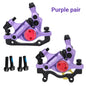 ZOOM XTECH HB100 MTB Oil Disc Hydraulic Brake Disc Brake Line Pull Calipers Front & Rear G3 rotors 120/140/160/180MM MT200 M315 Purple Pair