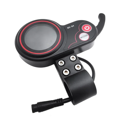 QS-S4 36V-60V Thumb Throttle LCD Display Meter for Zero 8 9 10 8X 10X Electric Scooter 6PIN Display Accessories