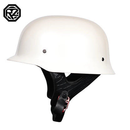German style motorcycle helmet capacetes open face retro