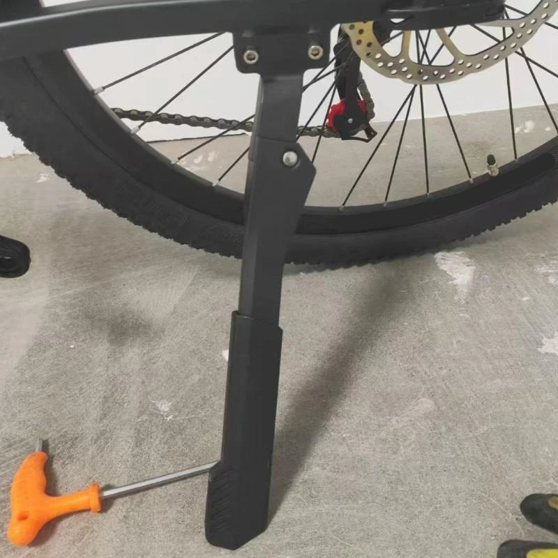 5asd Adjustable Bicycles Kickstand Aluminum Alloy Road Bike Parking Stand Foot Brace