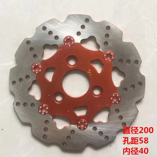 Electric Bike Moto Front Rear Brake Disc For 150CC GY6 QJ Keeway Scooter Honda Yamaha JOG BWS 125 Motorcycle ATV Moped Go Kart 200-58-40