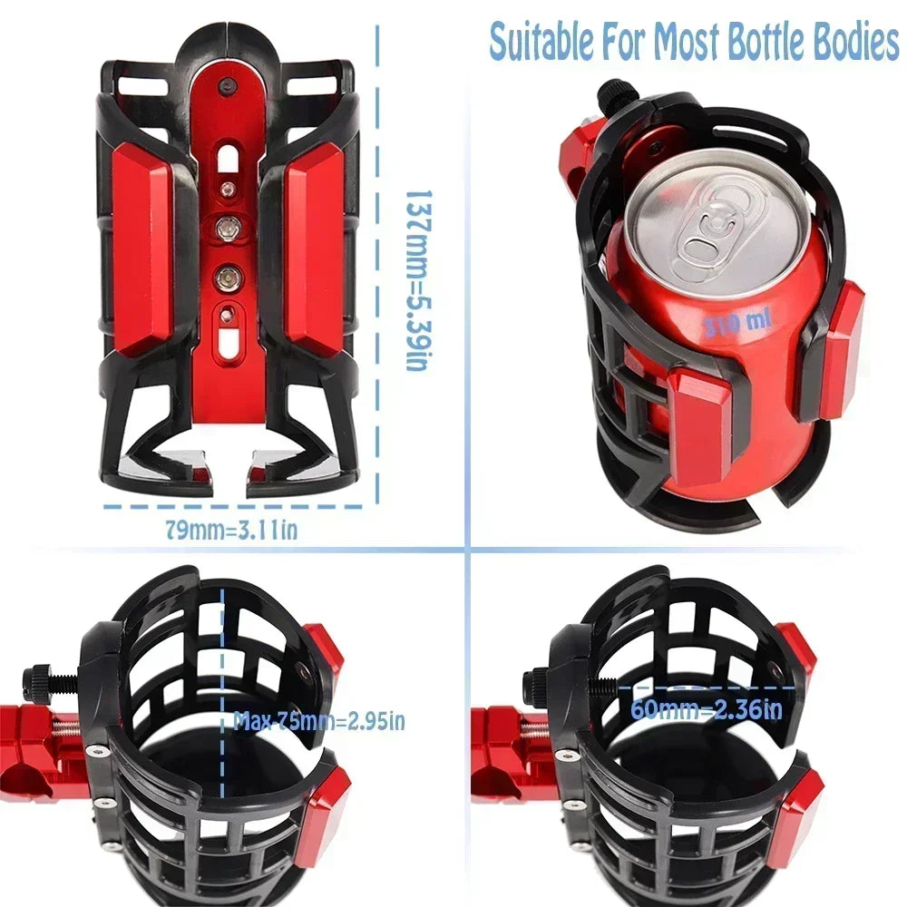 Cup Holder For Yamaha Majesty 250 400 250cc Zuma 50 Bws 125 150cc 50cc Vino50 Vino125 Neo 115 Neos Motorcycle Accessories