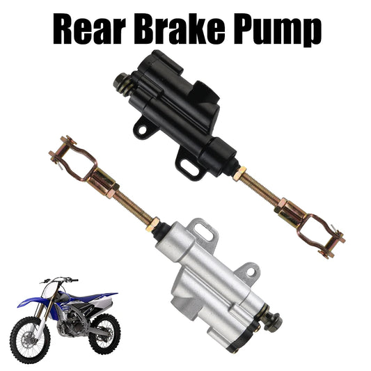 Motorcycle Rear Brake Pump Foot Hydraulic Brake Master Cylinder Pump Pit Pro Trail Dirt Quad Bike ATV Dune Buggy Universal