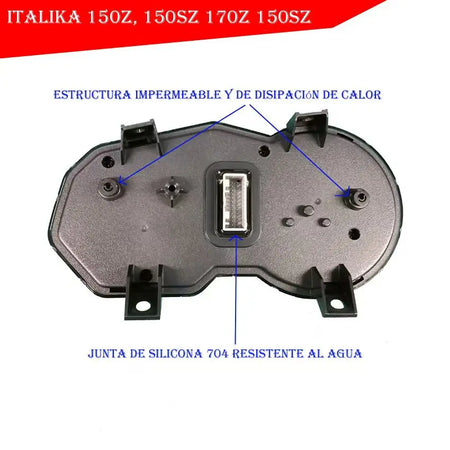 Waterproof Robinson motorcycle LCD dashboard with speed, fuel, and gear indicator