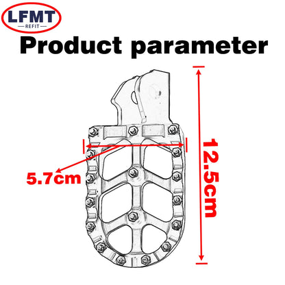 Motorcycle CNC Foot Pegs Pedal Mounting Pedals Retrofit Bracket For Sur-Ron Light Bee S X Electric Off-Road Bike