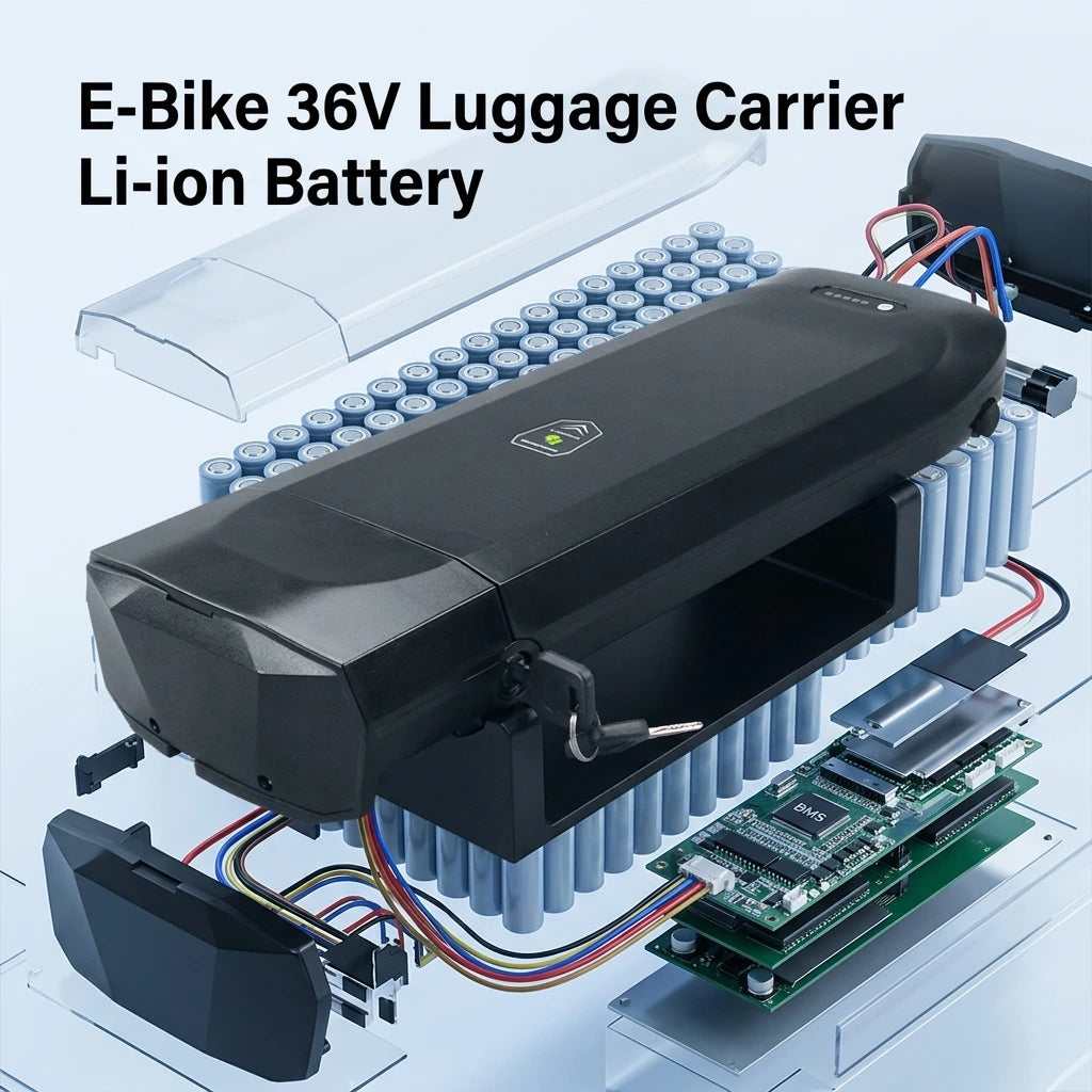 36V rear carrier li-ion ebike battery for Wayscral Everyway