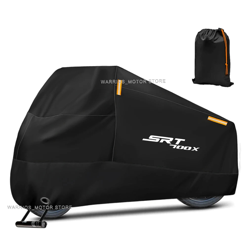 Motorcycle Cover Waterproof Outdoor Scooter UV Protector Dust Rain Cover For QJ Motor SRT 700 X 2024