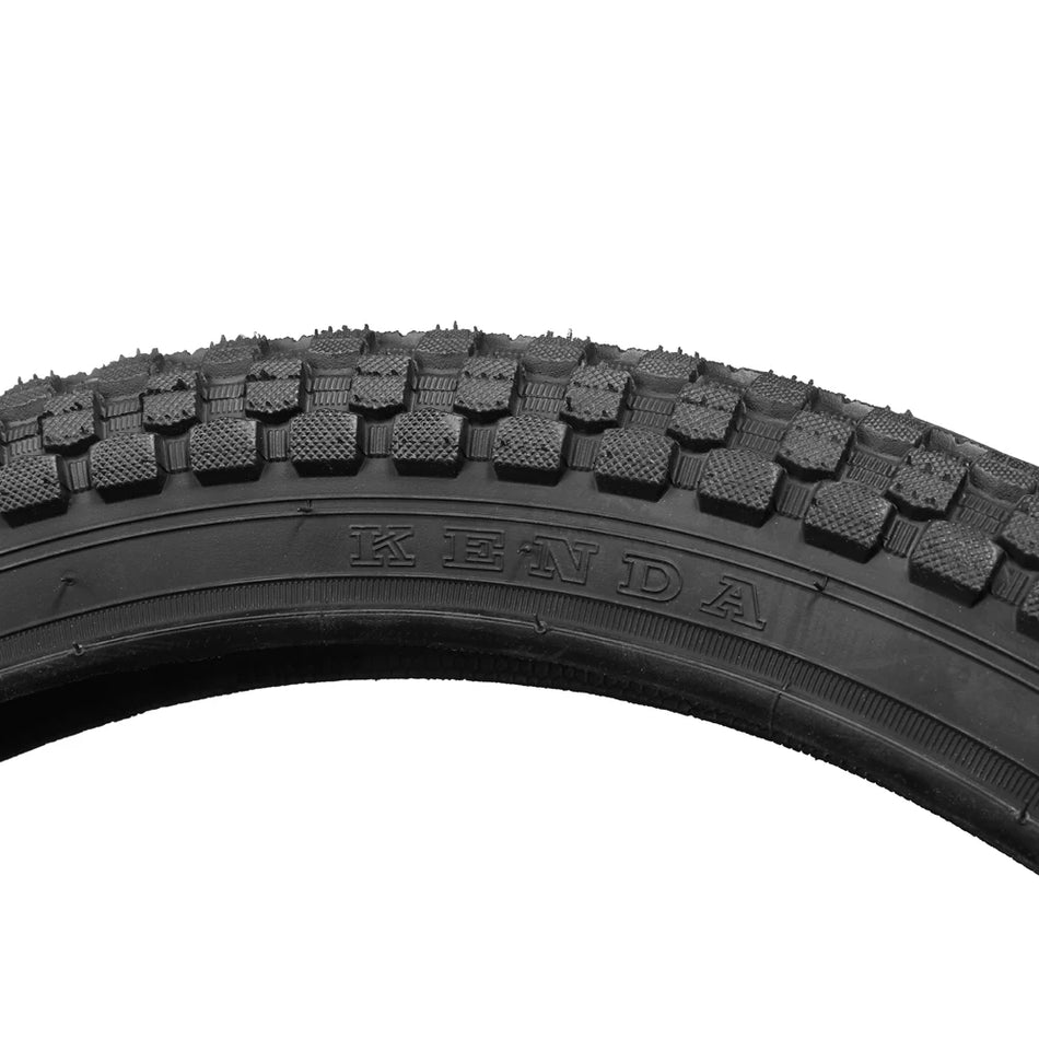 Kenda Bicycle Tire 20x2.125 20x2.35 24x2.125 - Block Pattern Anti-Slip for BMX, MTB, Mountain & Biketrial Bikes
