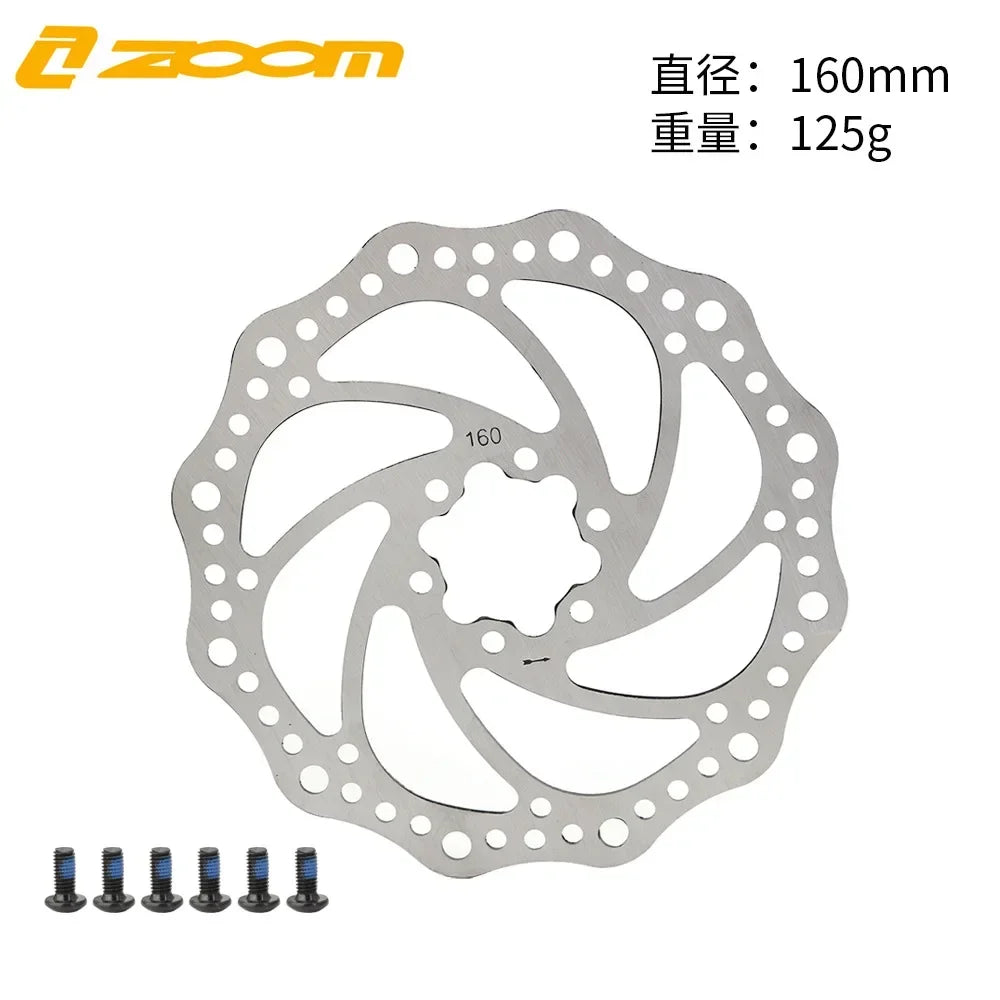 Stainless Steel Brake Rotor 110/120/140/160/180/203mm MTB Road Bike Disc with Bolts Brake Disk 160 B China