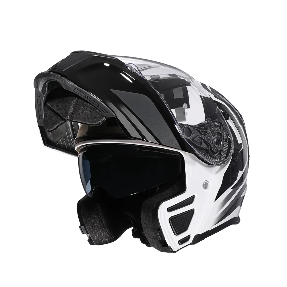 Motorcycle Helmet Double Lens Racing Helmets Modular Men Women Full Face Modular Helmet