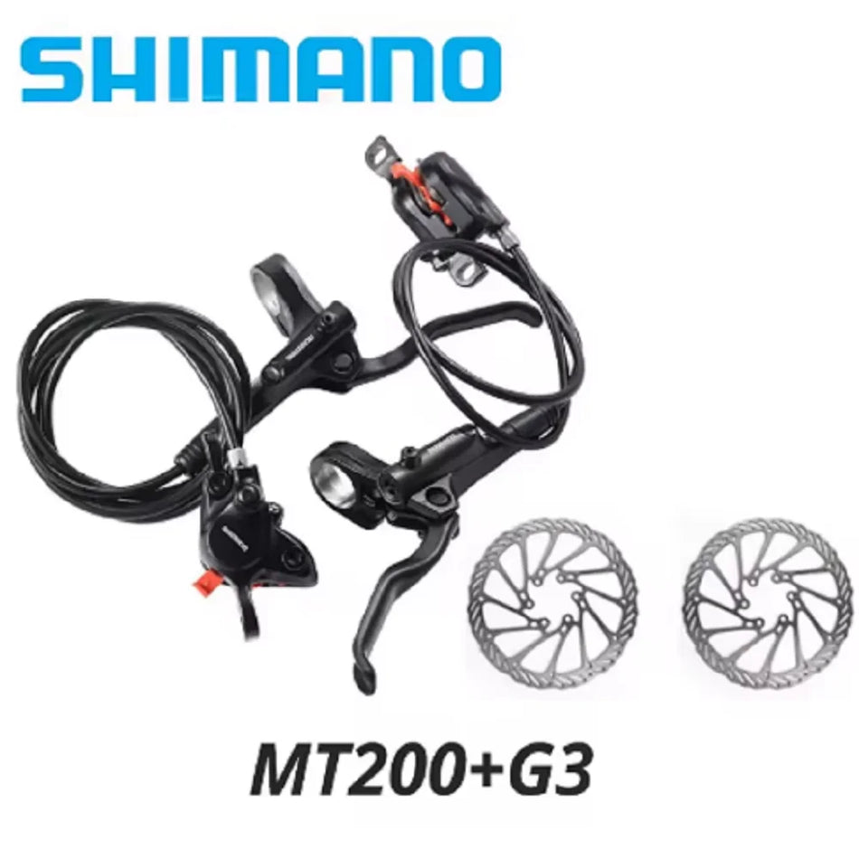 Shimano MT200 Hydraulic Disc Brake Set | 800/1450mm MTB Brake Kit