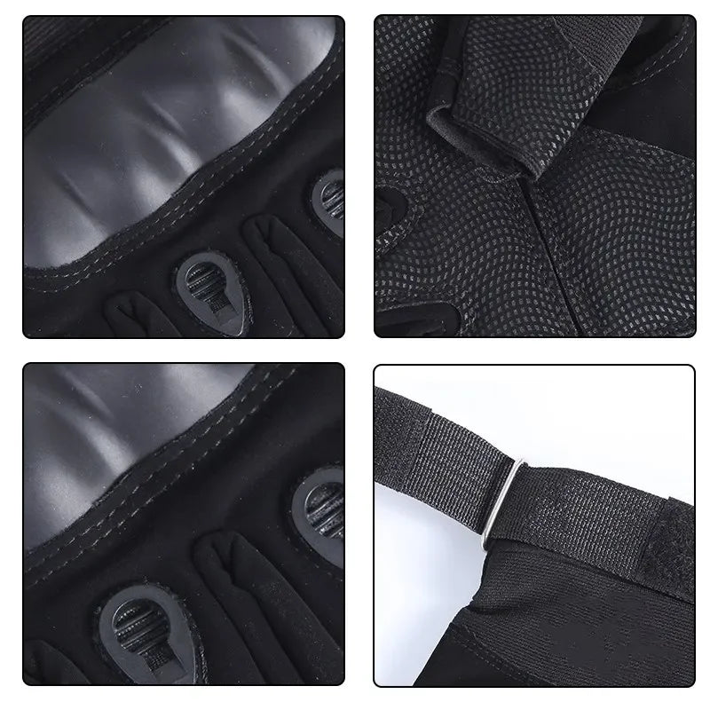 Motorcycle Gloves Men Tactical Hunting Shooting Knuckle Protection Sports Full Finger Cycling Bike Gloves Women Bicycle