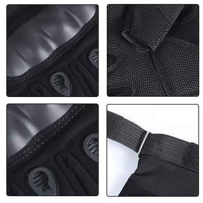 Motorcycle Gloves Men Tactical Hunting Shooting Knuckle Protection Sports Full Finger Cycling Bike Gloves Women Bicycle