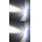 1Pcs H4 LED Motorcycle Headlight H6 BA20D P15D CSP Led Lens White Yellow Hi Lo Beam Spotlight Motorbike Scooter Running Lamp White White