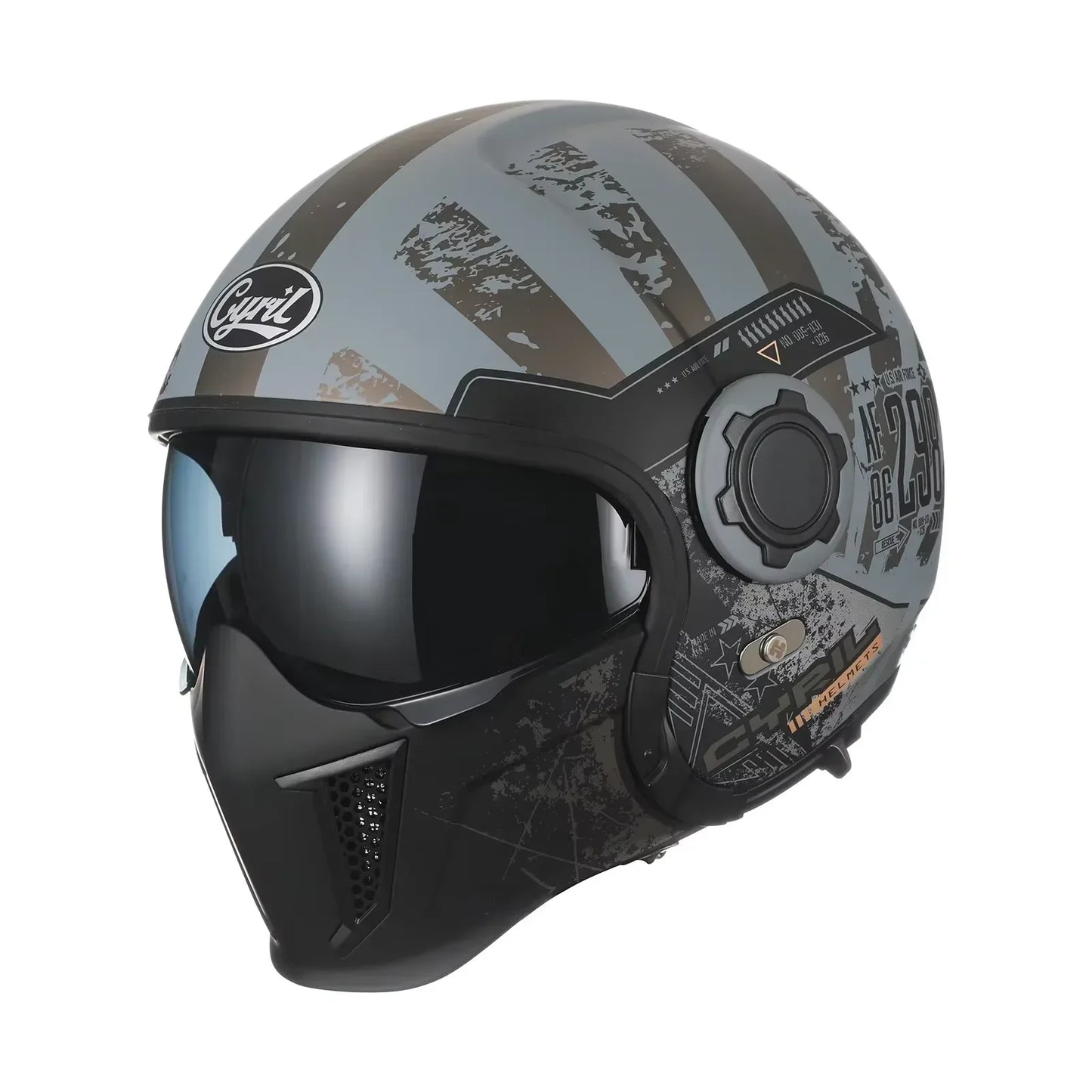 Modular Motorcycle Helmet Full Face Helmet Open Face Helmets Men helmet DOT ECE APPROVED CYRIL