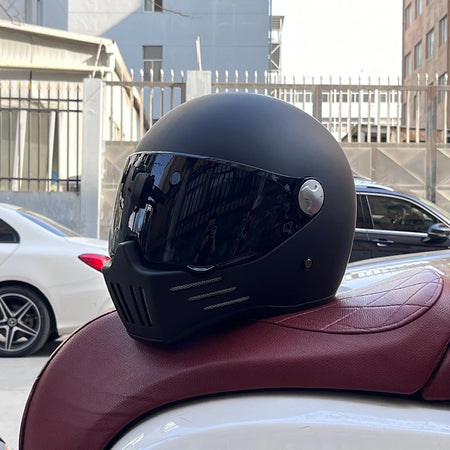 DOT Motorcross Motorcycle Vintage Helmet Moto Racing Ride Full Face Helmet 12