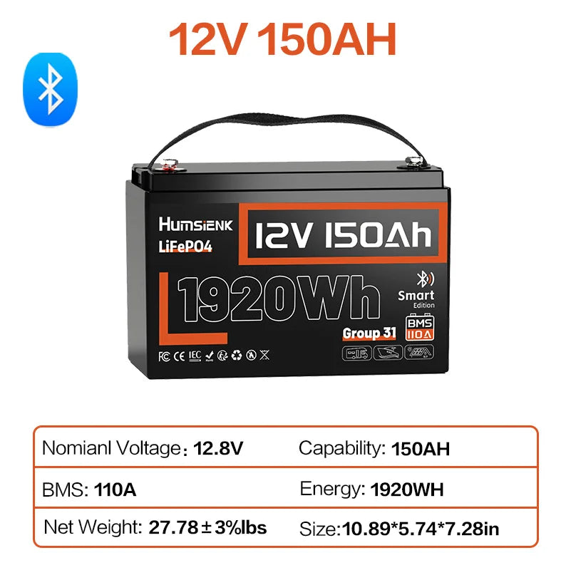 12V 150AH BT