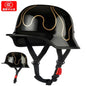 Motorcycle Helmet Male Summer Soldier Helmet Retro Cruise Half Helmet Electric Car Female Four Seasons style3 China