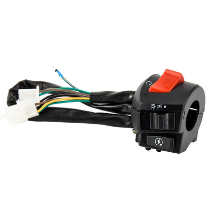 Motorcycle Handlebar Switch Control 1 Pair 7/8inch Universal Waterproof Motorcycle Horn Turn Signal Headlight Control Switch Right Boot