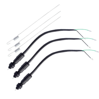 Rear Brake Switch Brake Light Switch Cable Wire Screw Type with Spring for Scooter Moped Motorcycle Motorbike ATV GO KART