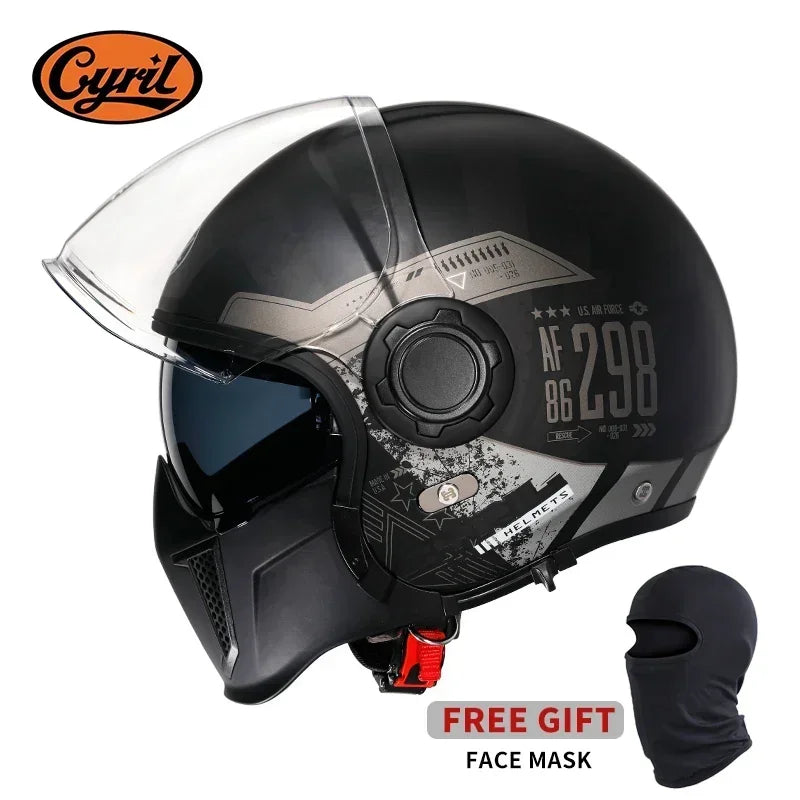 Modular Motorcycle Helmet Full Face Open Face Retro Helmets DOT ECE APPROVED