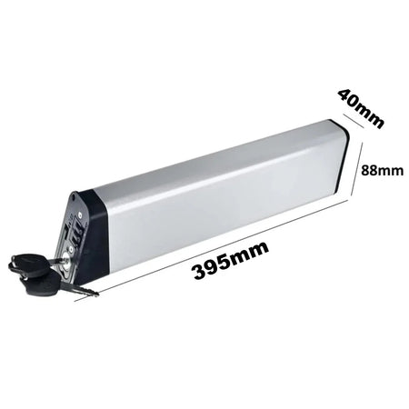 36V 12.8Ah rechargeable e-bike battery with 2A charger