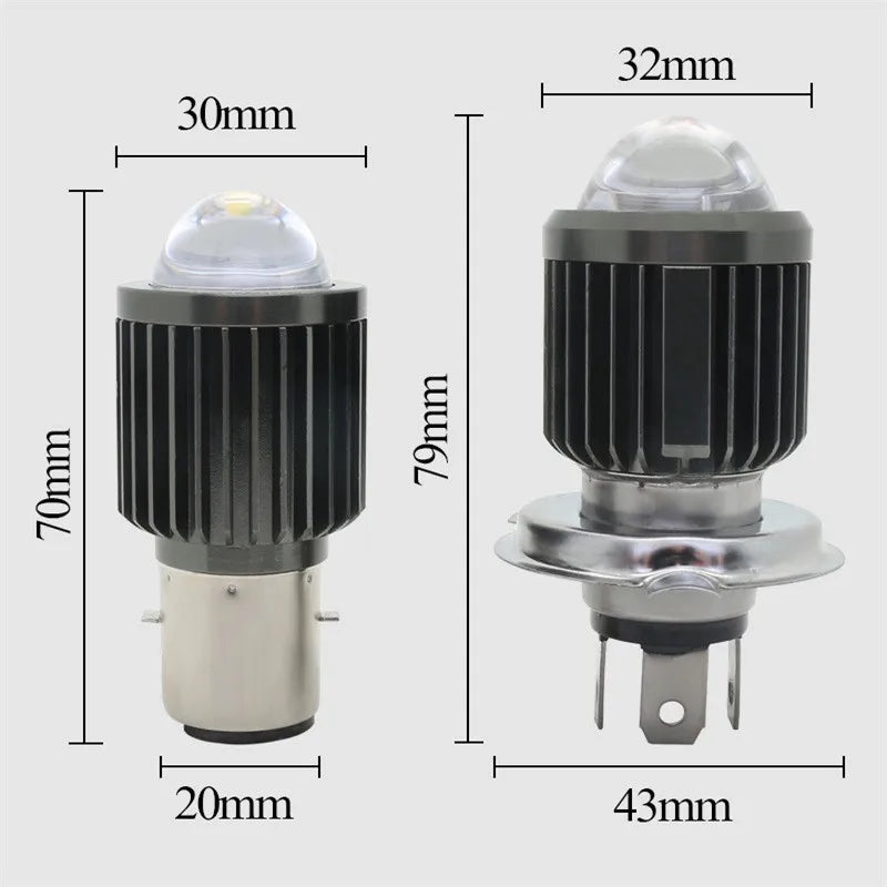 p15d led H4 LED motorcycle Headlight High low light BA20D H6 led motorcycle Headlamp Fog lamp Spotlight 12v white yellow Scooter
