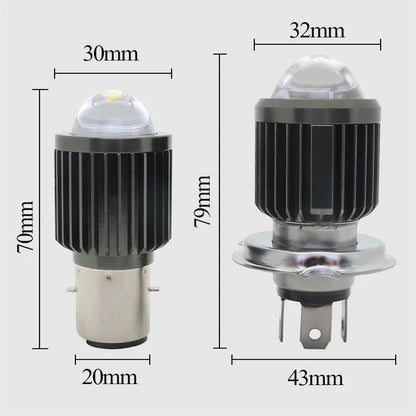 p15d led H4 LED motorcycle Headlight High low light BA20D H6 led motorcycle Headlamp Fog lamp Spotlight 12v white yellow Scooter