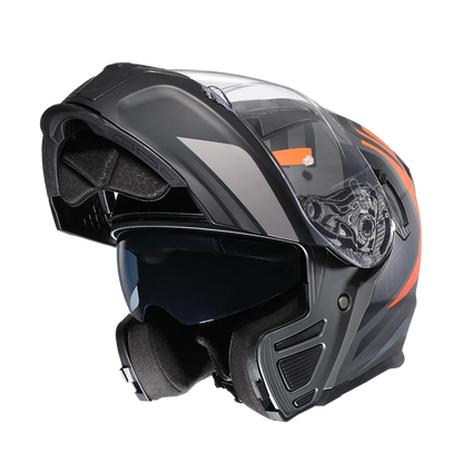 Motorcycle Helmet Double Lens Racing Helmets Modular Men Women Full Face Modular Helmet