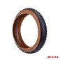 20 x 3.0 Inch Fat Bike Tire Rubber Bike Folding Tires Snow Beach Bicycle Replacement Tire Type 5